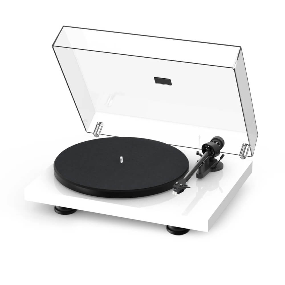เครื่องเล่นแผ่นเสียง PROJECT : DEBUT CARBON EVO (พร้อมหัวเข็ม ORTOFON รุ่น 2M RED) (HIGH GLOSS WHITE)